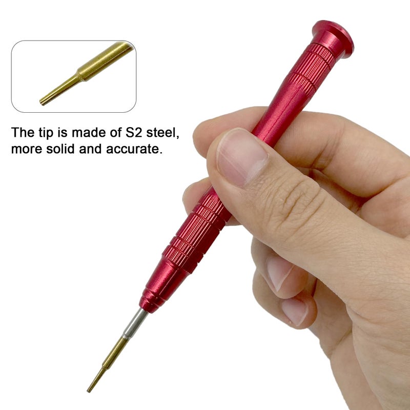 Kannony Wind Precision Pentalobe Screwdriver P5 1.2mm Compatible with MacBook Xiaomi Laptop, Star Head Screwdriver, S2 High Alloy Steel Head, Magnetic Tip, 360Â° Rotary Cap, Anti Slip Grip - Image 4